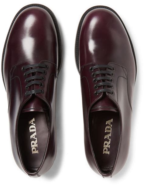 prada spazzolato womens shoes|prada spazzolato derby loafers.